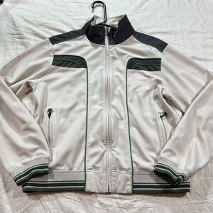 G14. Men's groggy White & gray‎ Jacket (m)